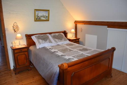 chambre campagnarde du grès rouge avec petit déj