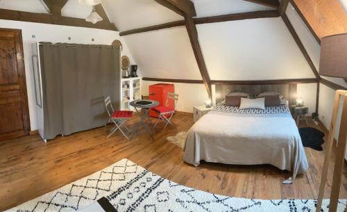 Chambre cocooning en étage sur le chemin de Compostelle