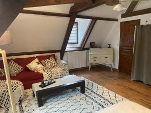 Chambre cocooning en étage sur le chemin de Compostelle