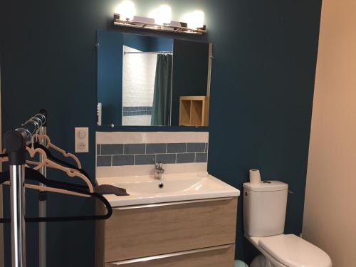 Chambre dans dépendance Maison de Ville + abri vélos