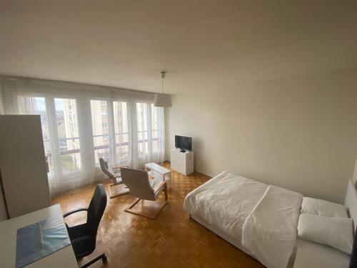 Chambre DELUXE (Jupiter) calme-Gare & Hyper centre