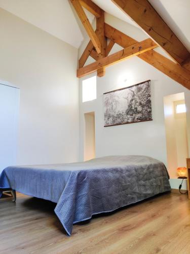 Chez Valou - Chambre avec WC sdb privée parking vue dégagée