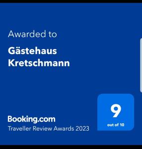 Gästehaus Kretschmann