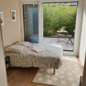 Jolie suite parentale avec son coin de verdure à 5 minutes à pied du centre ville