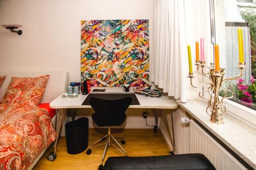 Modernes und gemütliches Designerzimmer