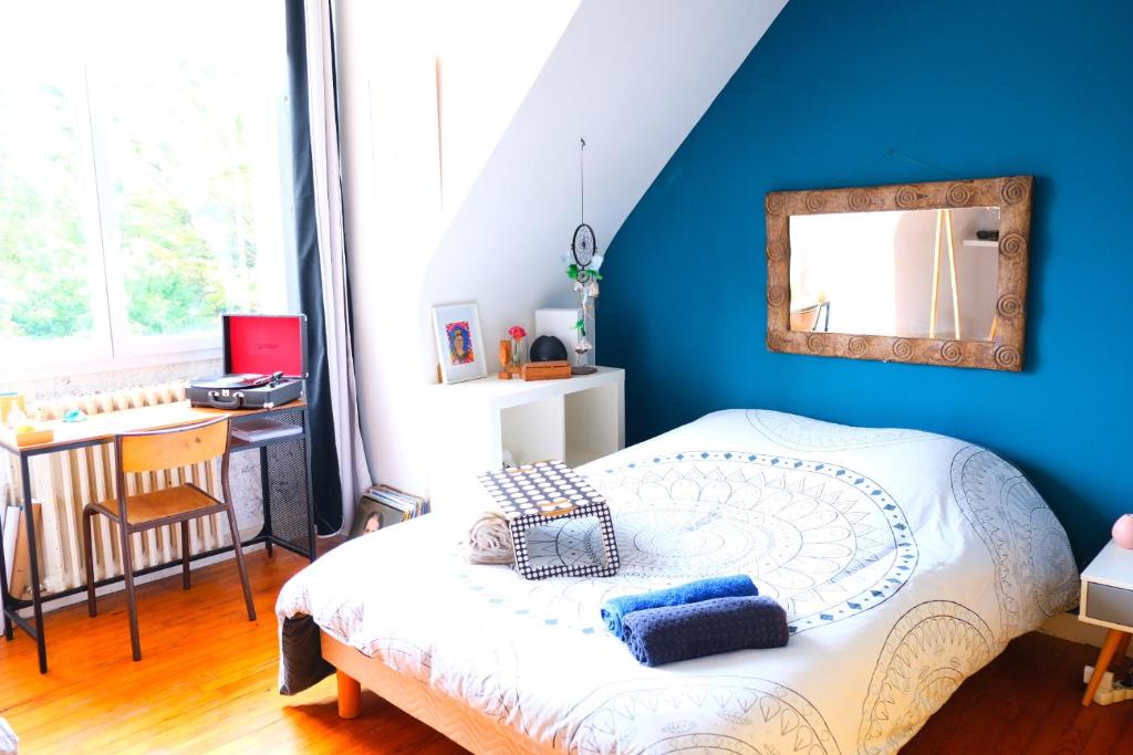 Séjour chez l'habitant nouveau sur BREST, chambre cosy dans maison arty proche Arena 141 Rue de Guilers 29200 Brest