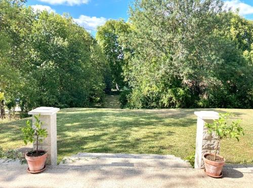 Stunning bedroom overlooking the Charente