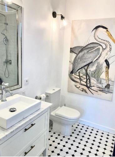 Stunning bedroom overlooking the Charente