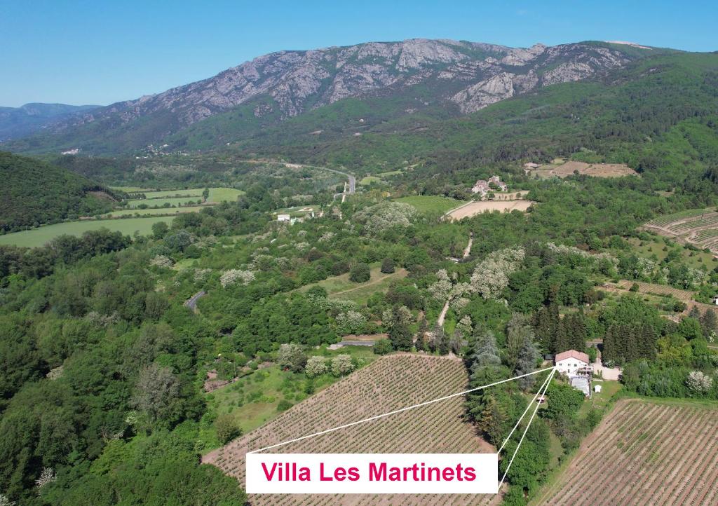 Villa Les Martinets - Voie Verte Passa Pais-Gorges d'Héric-Massif du Caroux-Chambre d'hôte Rue des Condomines 5 Villa Les Martinets D908, 34600 Le Poujol-sur-Orb