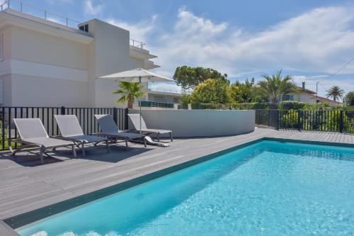 SERRENDY Apartment in residential property with swimming pool Cannes france