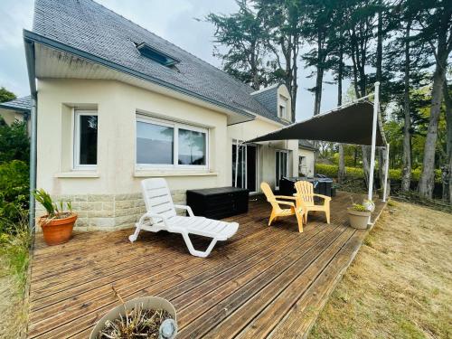 Spacieuse maison à Morgat avec vue sur la mer Crozon france