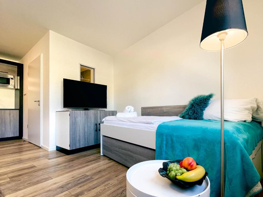 Appartement Stilvolles Studio mit Parkplatz, barrierefrei, Klimaanlage Willy-Brandt-Straße 23, 64354 Reinheim