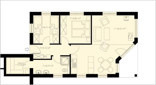 Appartement Strandhus Sellin - Apt. 02 Neuer Weg 18 - Apartment 02 Sellin