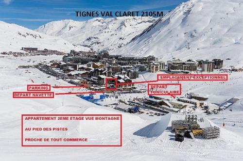 Studio au pied des pistes et funiculaire Tignes france