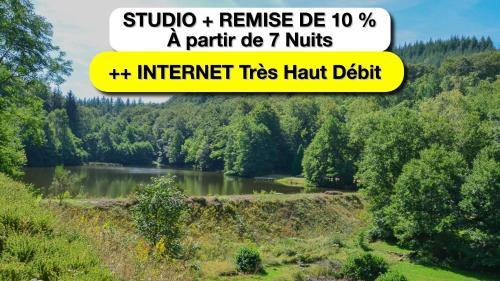 Studio aux Sources de la Chabanne Saint-Hilaire-les-Courbes france