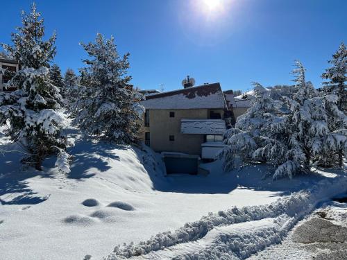 Studio avec jardin et vue imprenable sur Valberg et le Saint Honorât Péone france