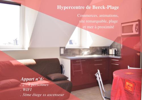 Studio avec mezzanine Berck-Plage Hyper-centre Berck-sur-Mer france