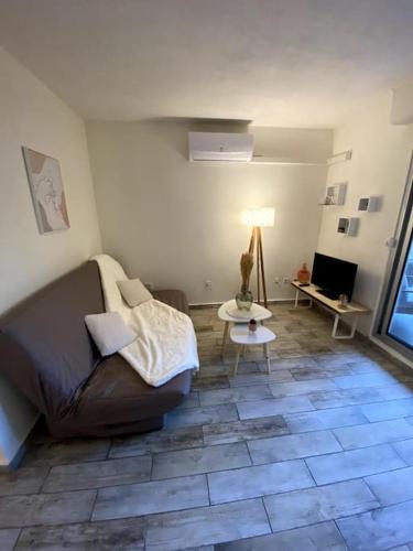 Appartement Studio cabine avec jardin app 203, batt B, RDC 6 Allée du Levant Canet-en-Roussillon