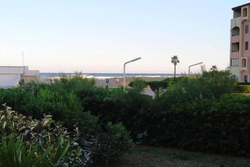 Studio cabine fermée - Vue et accès direct mer Le Barcarès france