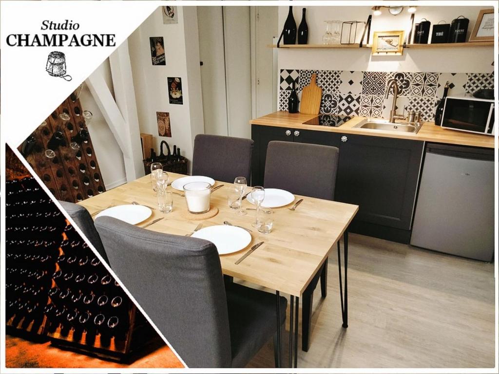 Appartement Studio Champagne 17 Boulevard Saint-Marceaux, 51100 Reims