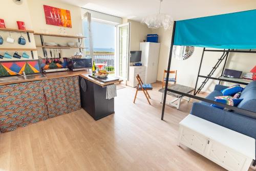 Studio cosy avec balcon vue mer à Guidel Plage par Groom Guidel france