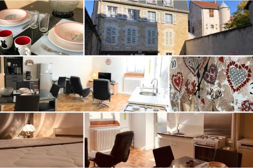 Studio cosy plein centre ville Lons-le-Saunier france