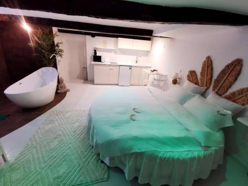 Studio équipé avec Lit rond / baignoire ilot / Table massage Aux Arcs Les Arcs-sur-Argens france