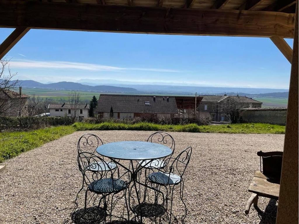 Appartement Studio indépendant au calme avec vue imprenable 133 Montée de la Madone, 38260 Bossieu