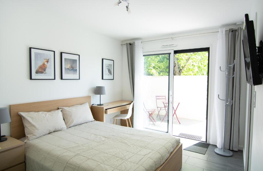 Appartement Studio indépendant chez l’habitant au calme (n°2) 95 bis route de La Roche, La Berthelière, 85170 Dompierre-sur-Yon