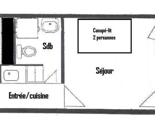 Appartement Studio La Plagne, 1 pièce, 2 personnes - FR-1-455-49 Immeuble Le France - Plagne Centre - La Plagne