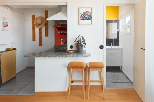 Appartement Studio Loft Design 70's 16 Rue Henri Poincaré Clichy