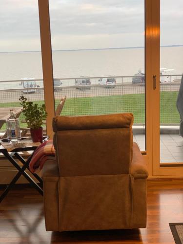 Appartement Studio mit Meerblick und großer Loggia - Direktzugang zur Nordsee 84 Südstrand Wilhelmshaven