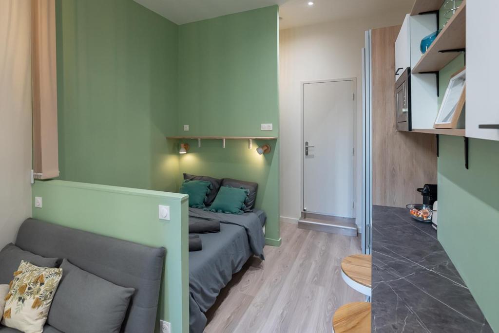 Appartement Studio Part Dieu - Cozy - Wifi Fibre 69 Place Voltaire, 69003 Lyon