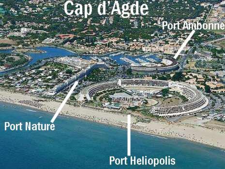 Appartement studio rénové Port Nature 7 Avenue de la Joliette Le Cap d\'Agde