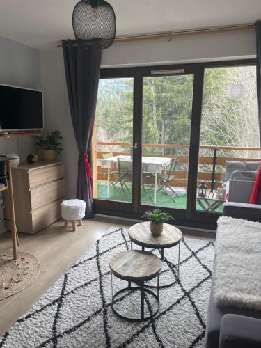 Appartement Studio Turquoise quartier Grattague vue MontBlanc 1806 Route du Grattague Saint-Gervais-les-Bains