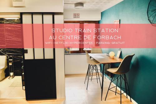 Studio - WIFI - Train Station - Love Bridgi home Forbach france