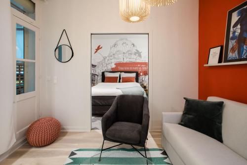 Appartement SUITE SARTRE : au cœur de la Rive Gauche, neuf, design, 2/4 personnes 28 Boulevard Raspail Paris
