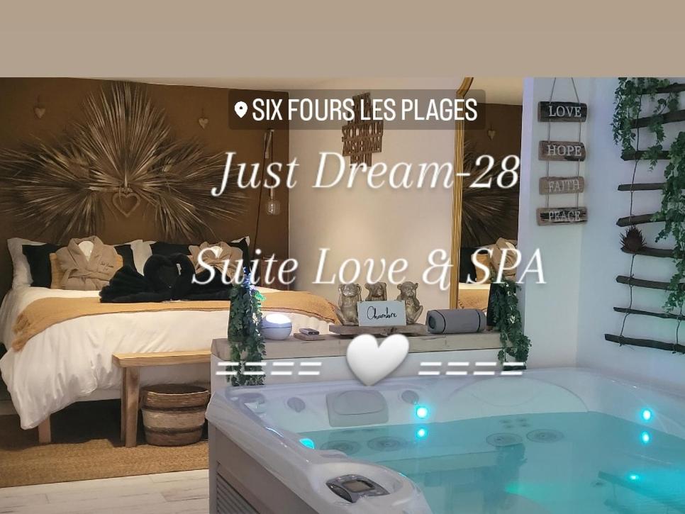 Appartement Suite & SPA Just Dream 28 145 Rue de Picardie, 83140 Six-Fours-les-Plages