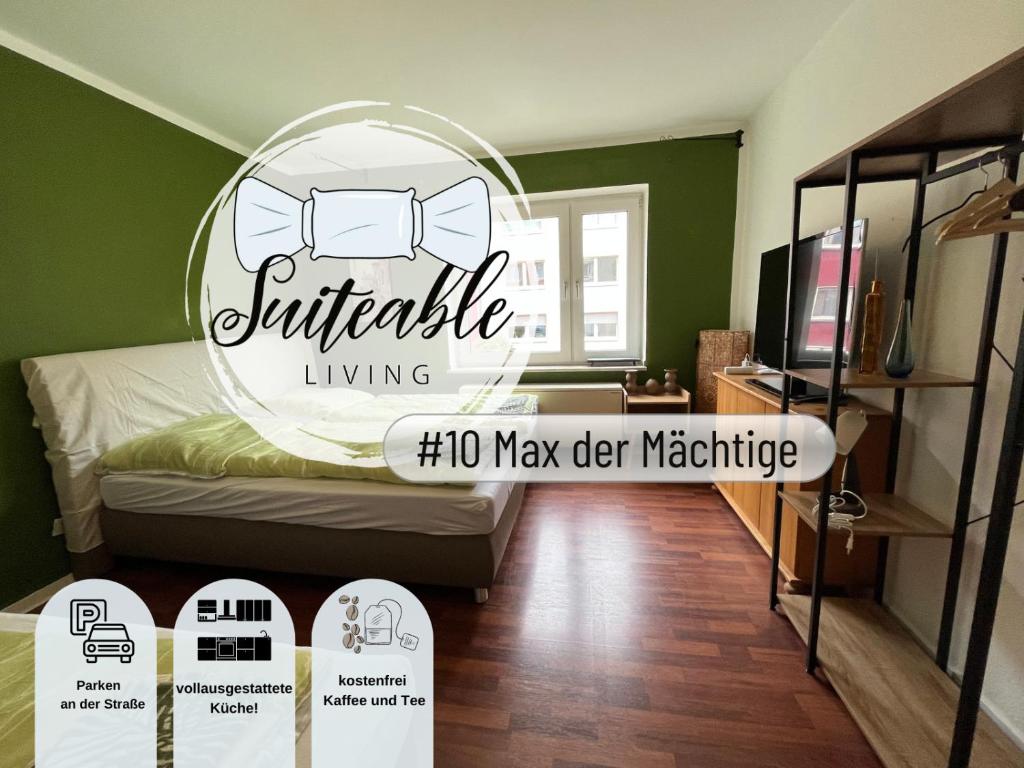 Appartement Suiteable Living - #10 Max der Mächtige 12 Wusthoffstraße, 45131 Essen