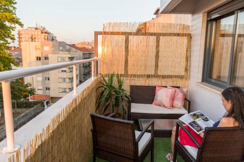 Appartement Sunset Relaxing Apt with terrace, parking & bikes 1453 Rua da Constituição 4º frente Porto