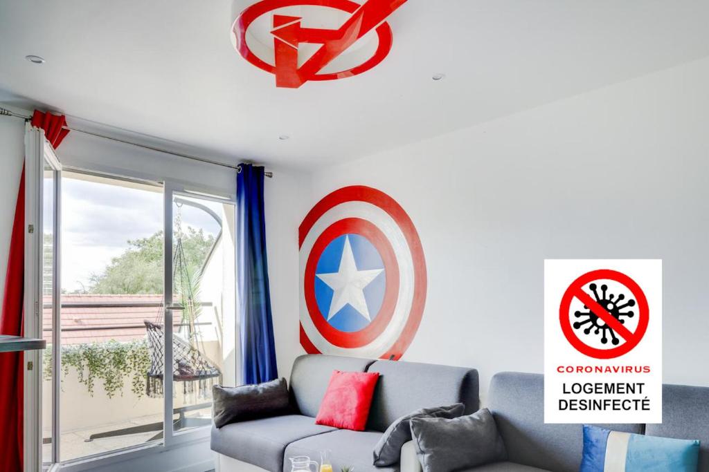 Appartement Super Hero Suite - SDP 5 Rue du Clos du Village, 77700 Serris