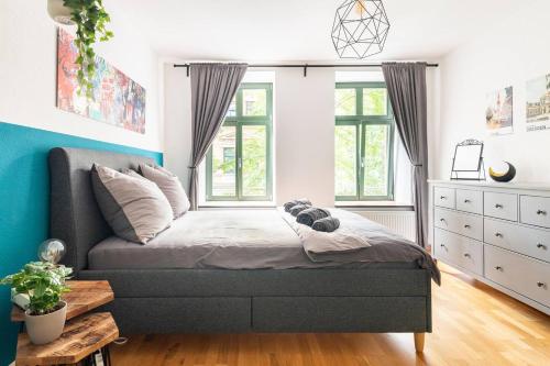 super Zentrale, gemütliche Wohnung mit Balkon Leipzig allemagne