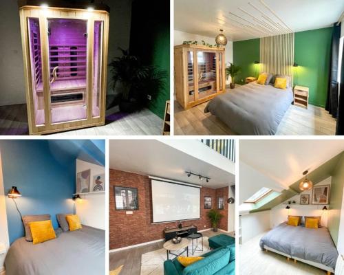 Superbe appartement-Sauna-Cinéma-Parking-Gare Amiens france