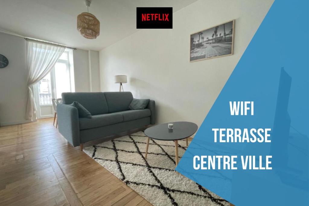Appartement Superbe T2 Neuf Centre Ville Wifi Terrasse Netflix 72 Bis Avenue Maréchal Juin, 24000 Périgueux