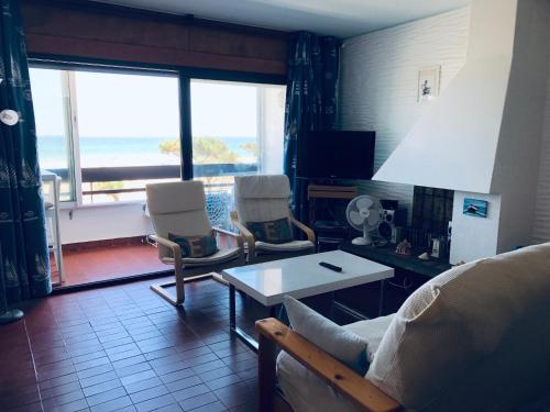 Appartement Sur la plage, vue sur mer, spacieux T3 au calme résidence Port cipriano avenue desnoyer 66750 Saint Cyprien Saint-Cyprien