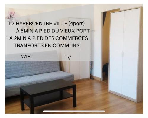Appartement T2 (4pers) Climatisé Hypercentreville Marseille 32 Rue de Rome Marseille