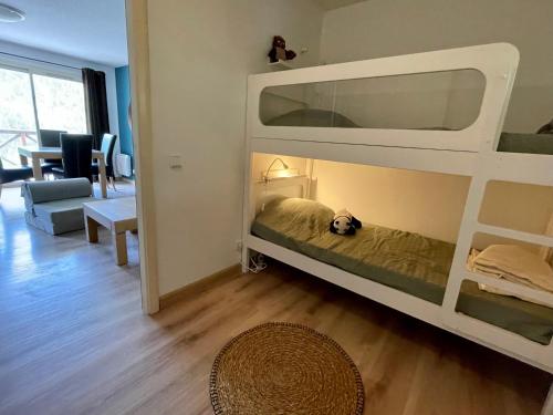 T2 avec balcon pour 5 personnes Isola 2000 france