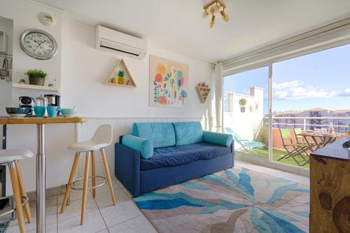 Appartement T2 Mer à 80m Soleil Climatisé Frontignan Plage le parfum du sud 113 Avenue Vauban Port Nautica n°49 Frontignan