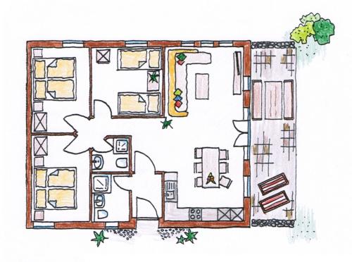 Maison de vacances Tante Schmidt 2 Dörpstraat 22 Staberdorf