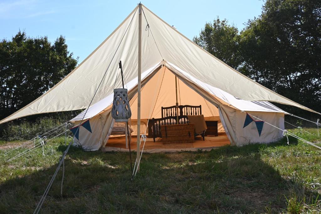 Tente de luxe Chateau Morinerie Glamping 1 Simple Asile 36290 Villiers